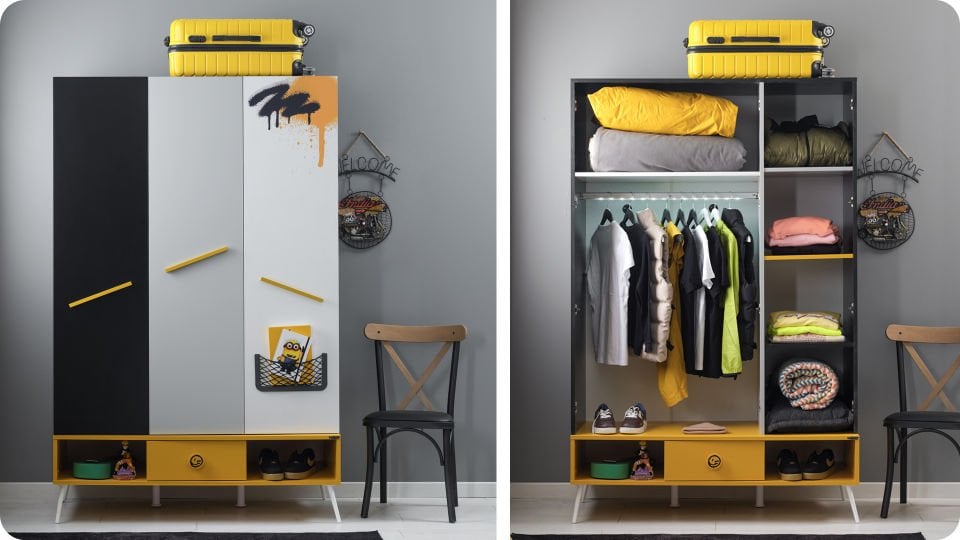 Skate 3 Kapaklı Dolap