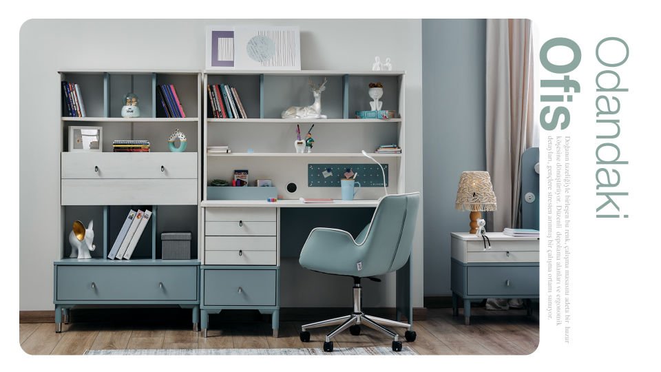 Marin Çalışma Masası + Üst Modül