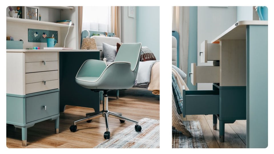 Marin Çalışma Masası + Üst Modül