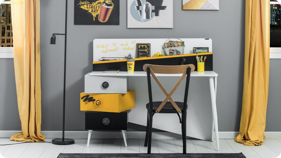 Skate Çalışma Masası + Üst Modül