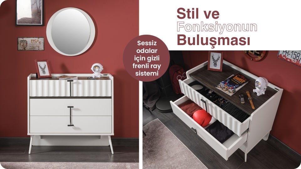 Cool Şifonyer Ve Aynası