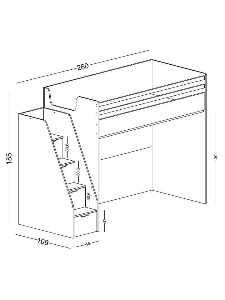 Joker Akıllı Ranza 100X200 Beyaz