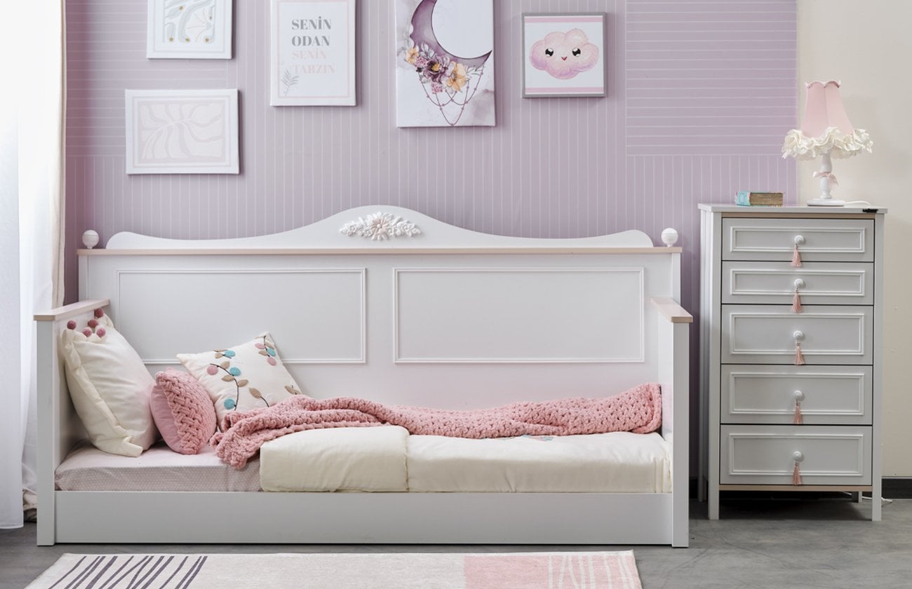 Alya Montessori 90X200 + Alt Karyola 90x190 dolap
