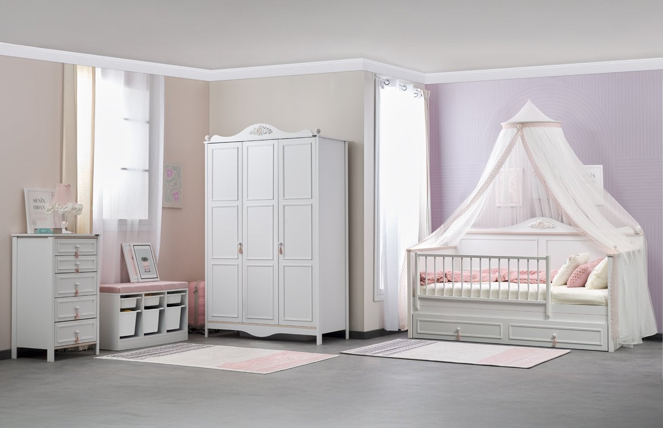 Alya Montessori 90X200 + Alt Karyola 90x190 yatak detayı