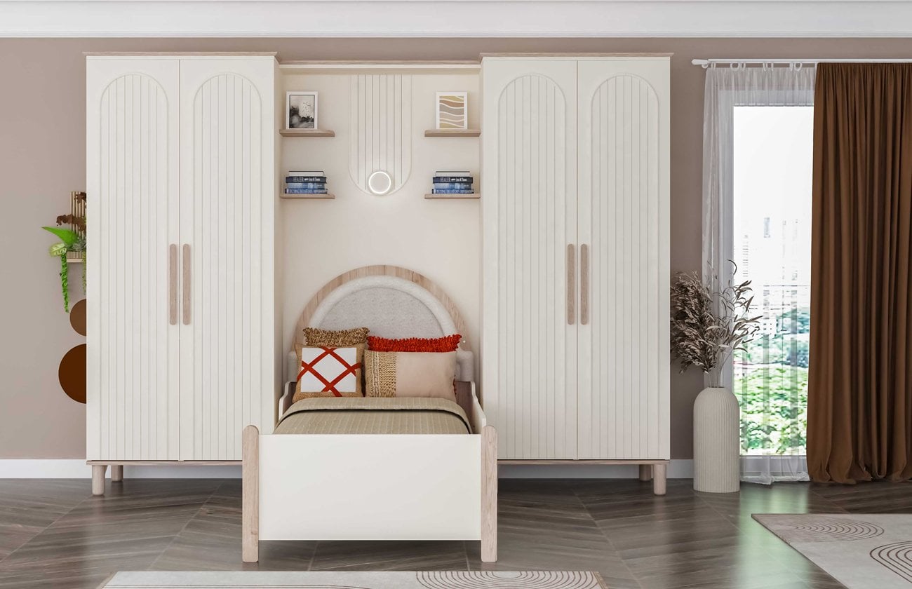 Bohemsoft Yaşam Ünitesi Uzayabilen Karyola dolap