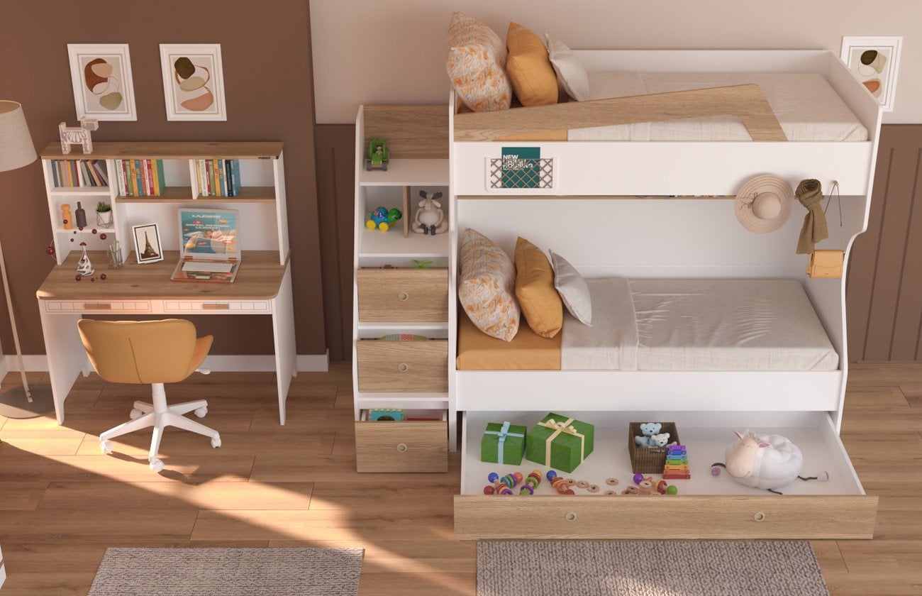 Ferro Ranza Çocuk Odası Beyaz