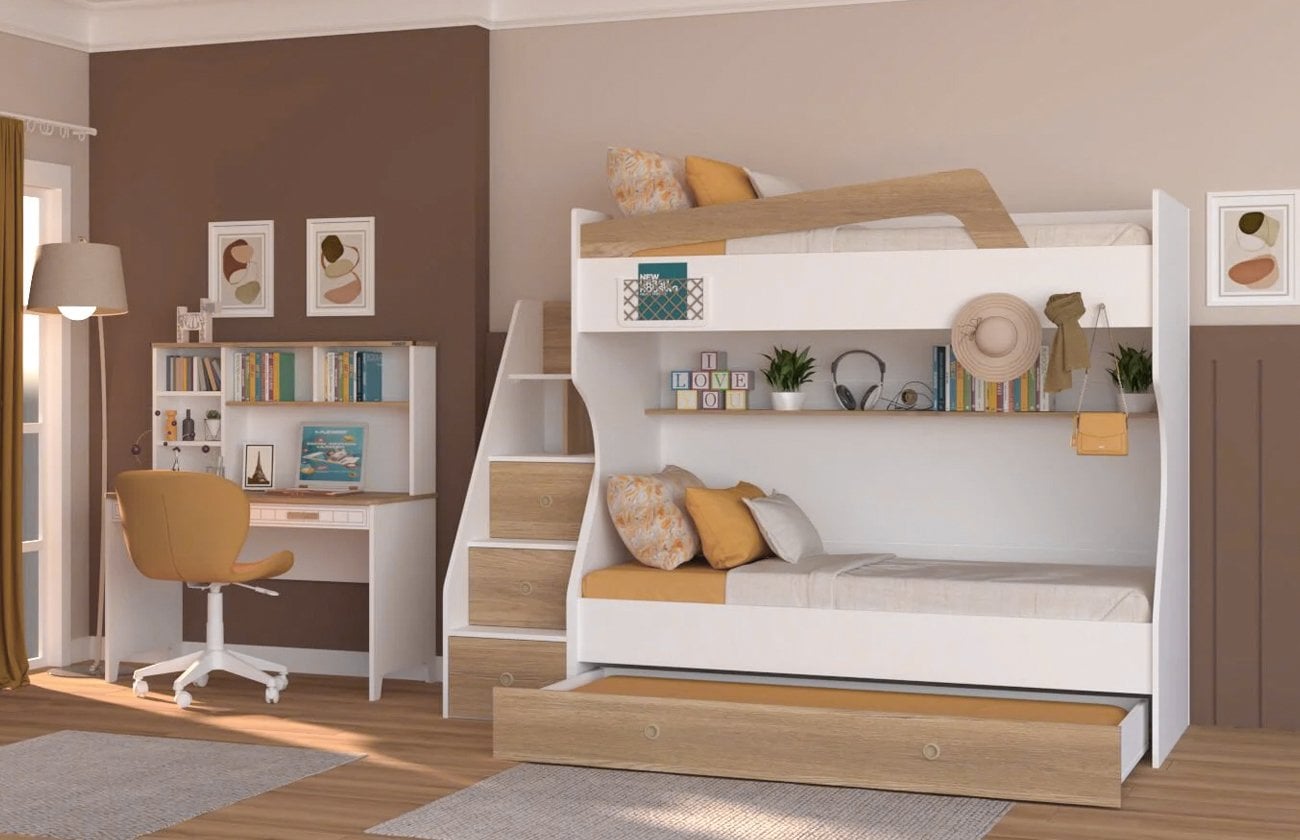 Ferro Ranza Çocuk Odası Beyaz çalışma masası