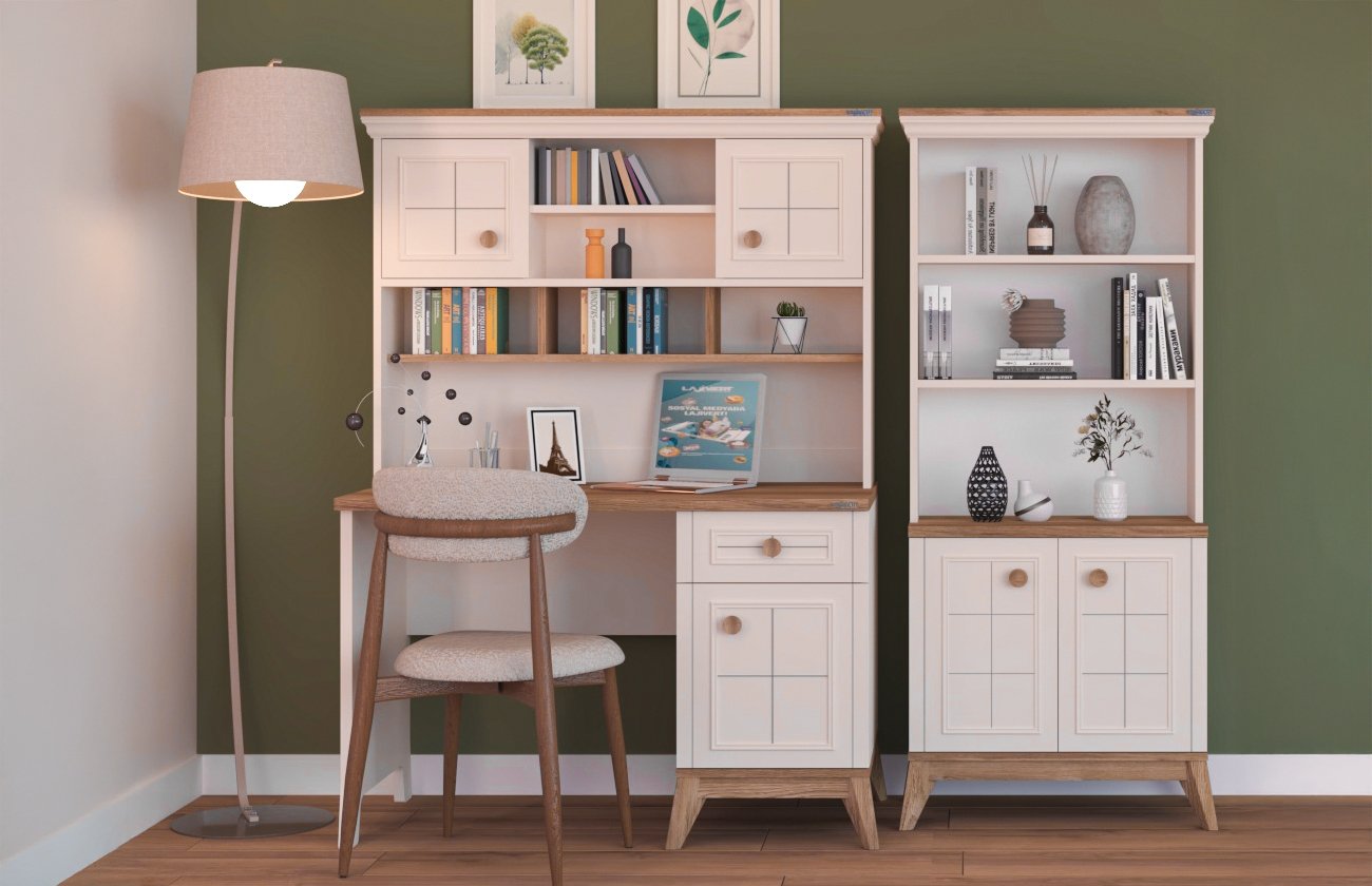 Ferro Ranza Çocuk Odası Krem çalışma masası