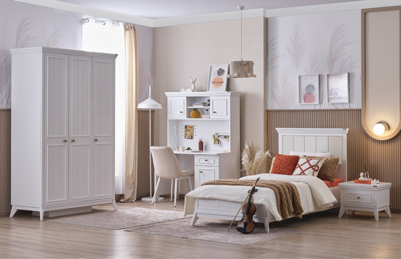 Gloria Genç Odası yatak detayı