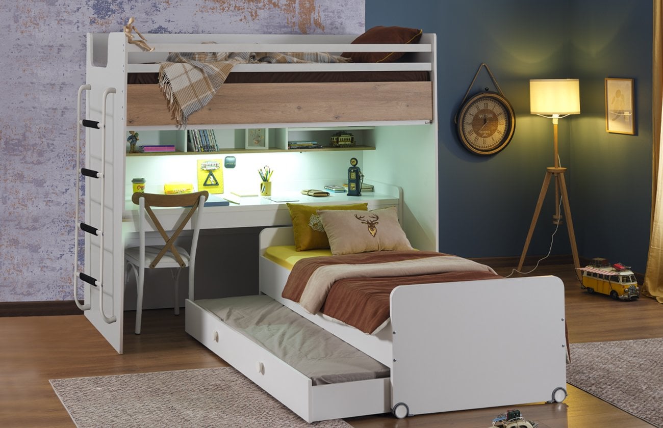 Joker Çocuk Odası Ceviz dolap