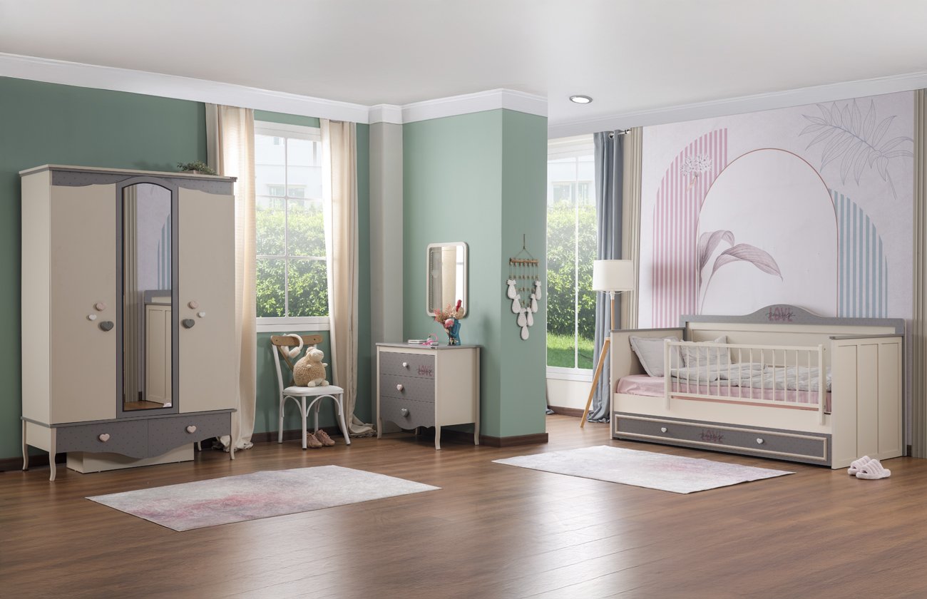 Juliet Çocuk Odası yatak detayı