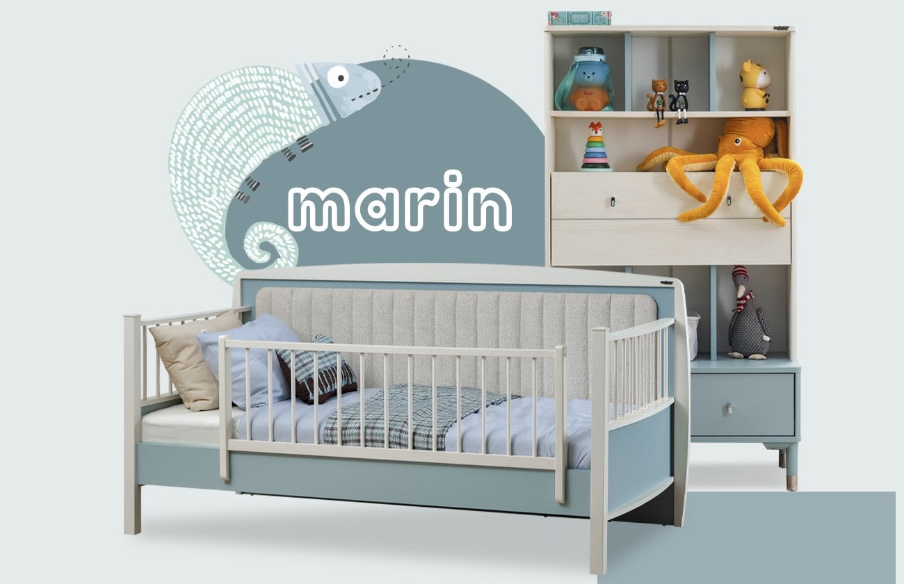 Marin Çocuk Odası yatak detayı