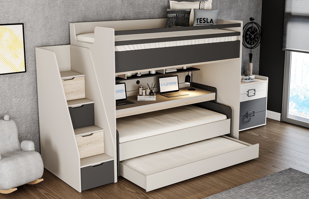 Tesla Ranza Çocuk Odası yatak detayı